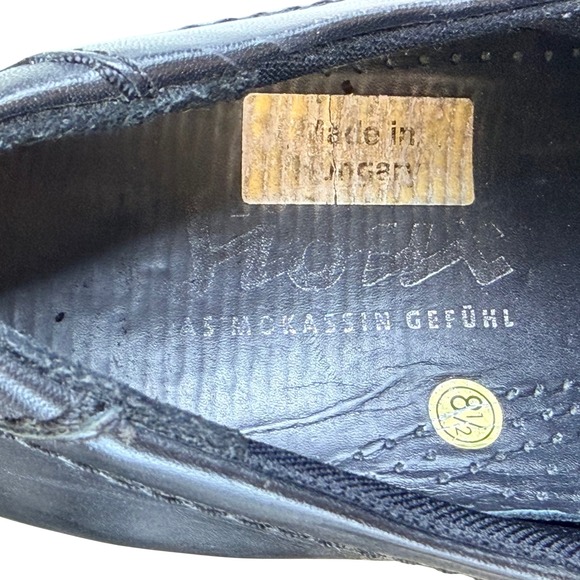 Sioux Gore-Tex Derby Shoes Men 8.5 Black Leather Waterproof Square Dress Shoes main image 14